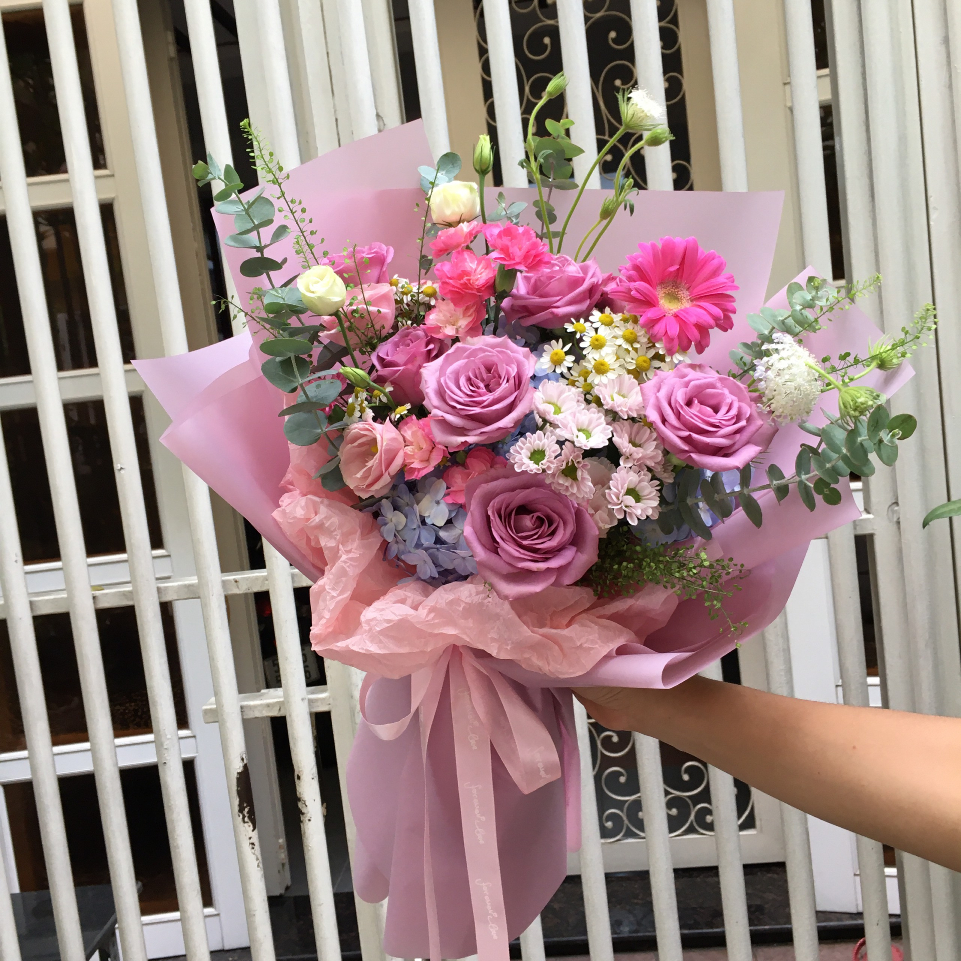 Bó hoa hồng tím hoa tươi Bình Thạnh
